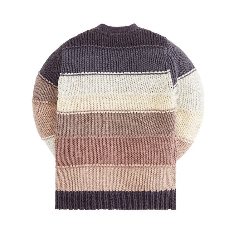 Kith Kids Chunky Striped Cardigan Battleship