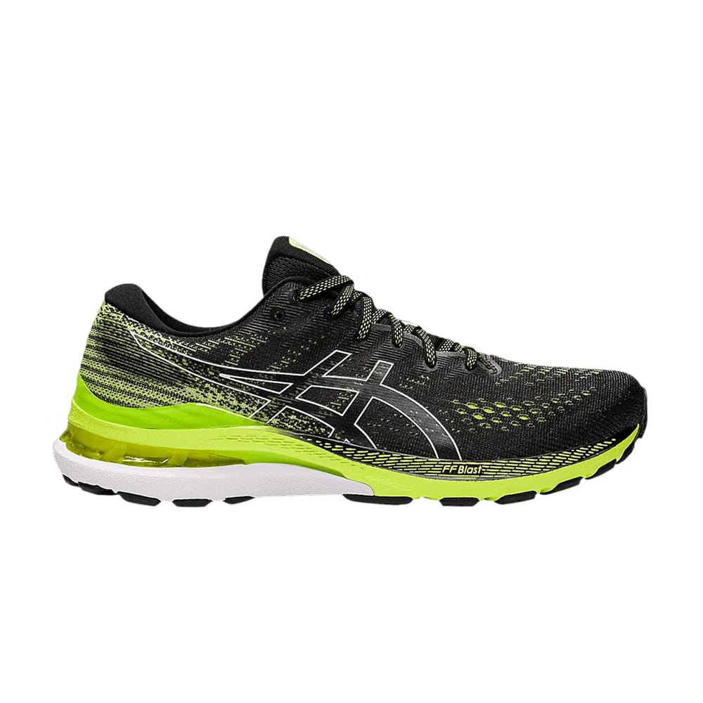 Asics Gel Kayano 28 Black Hazard Green