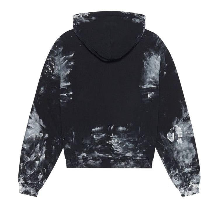Balenciaga Painter Fitted Hoodie Black/White
