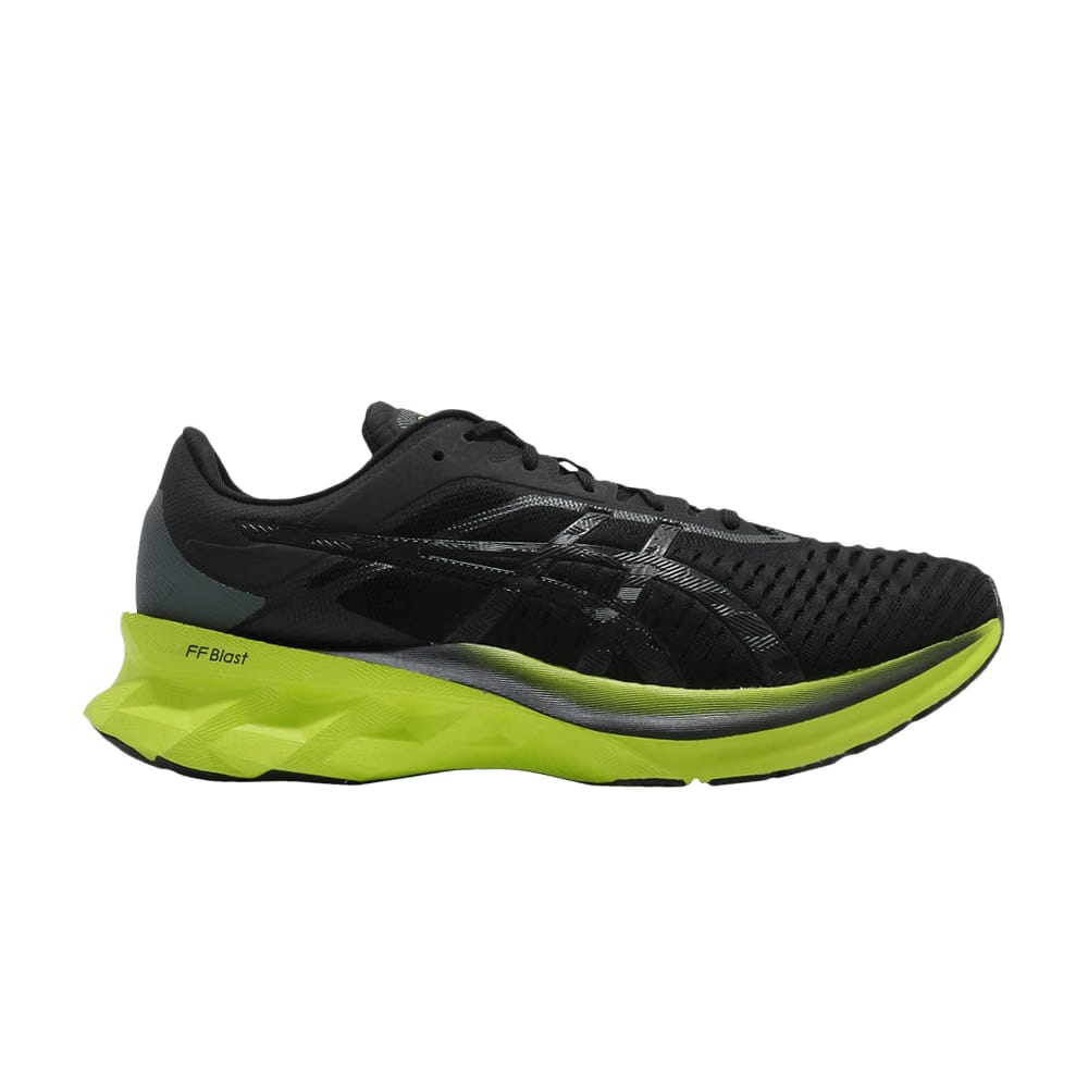 Asics Novablast Black Lime Zest