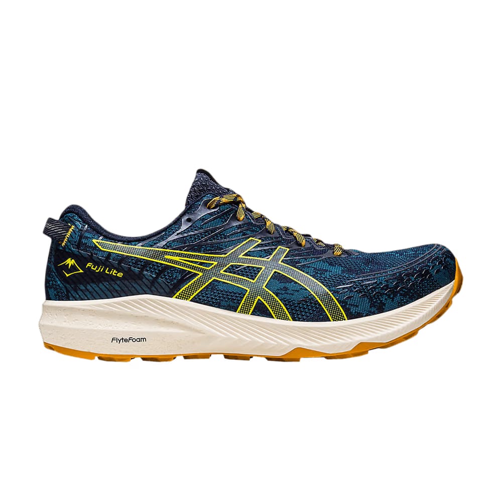 Asics Fuji Lite 3 Ink Teal Golden Yellow