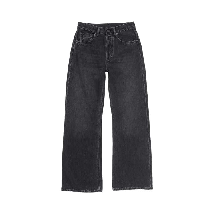 Acne Studios 2021F Loose Fit Jeans Black
