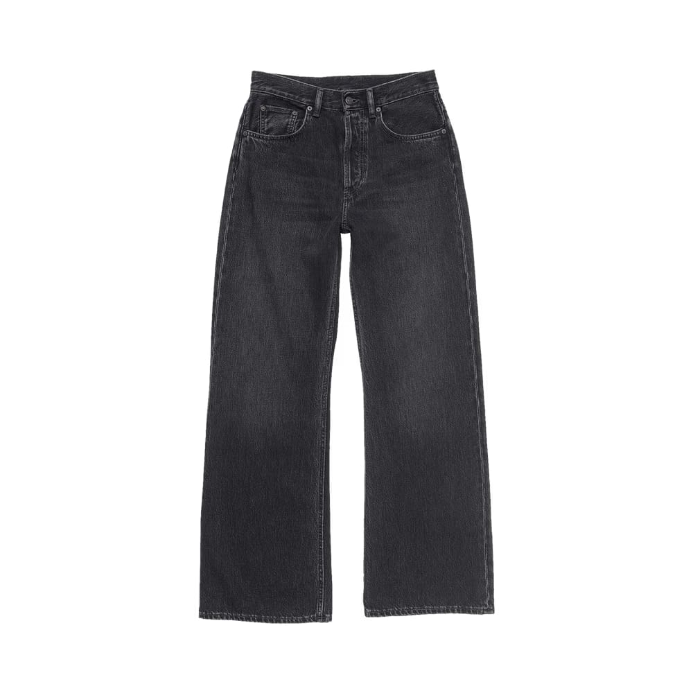 Acne Studios 2021F Loose Fit Jeans Black