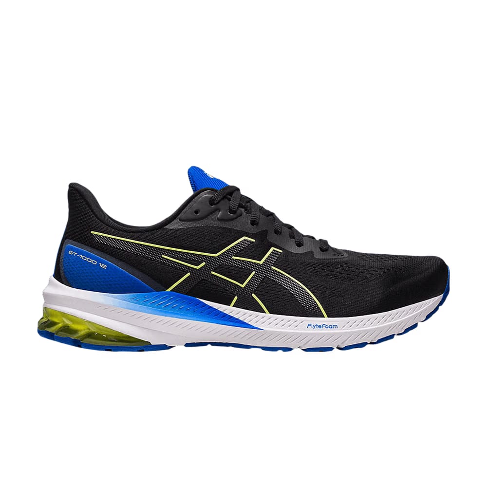 Asics GT 1000 12 Black Blue Yellow