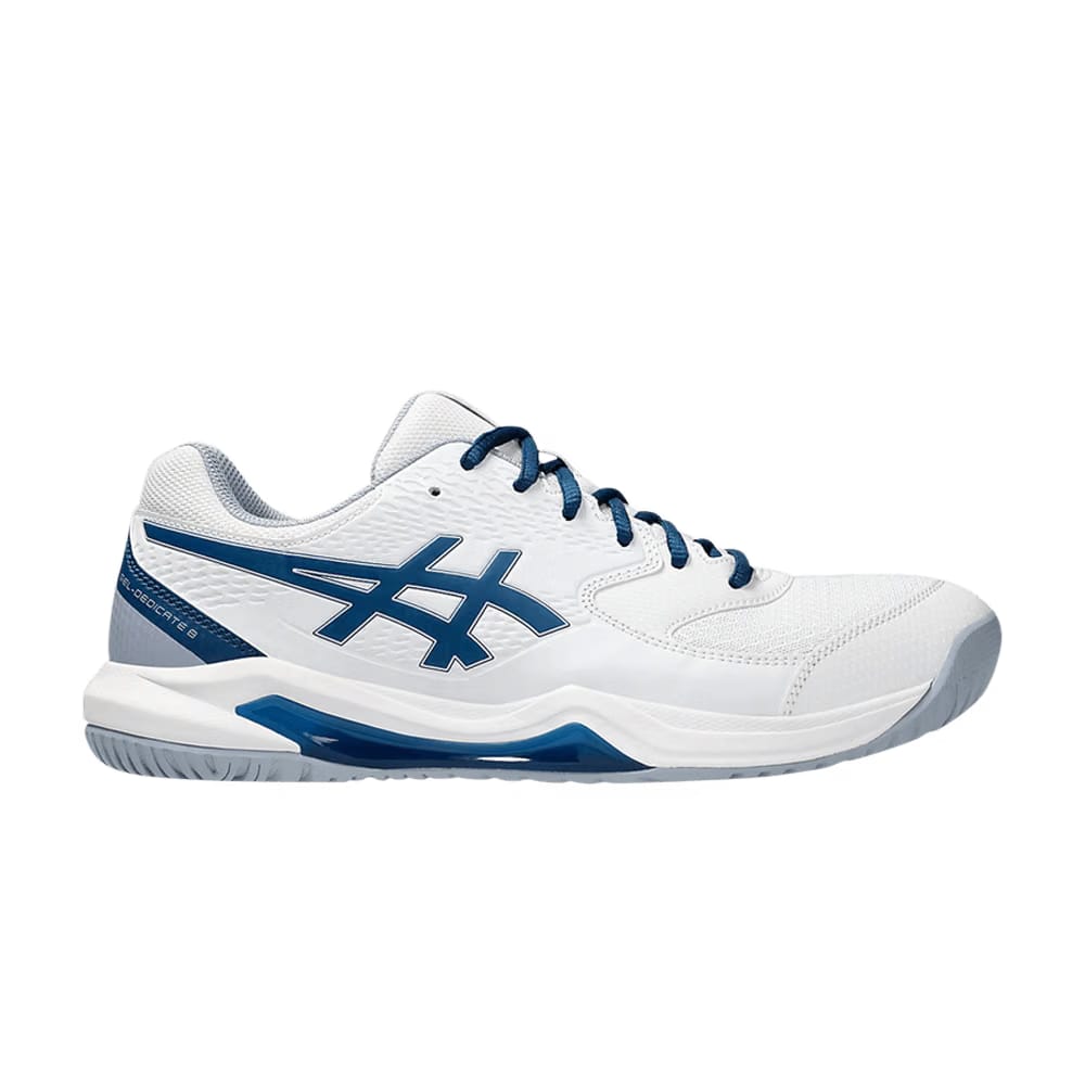 Asics Gel Dedicate 8 White Mako Blue