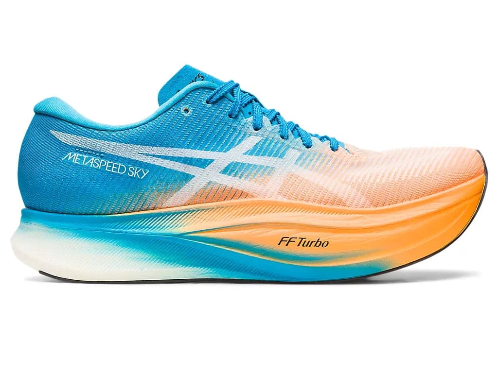 Asics Metaspeed Sky+ Orange Pop Island Blue