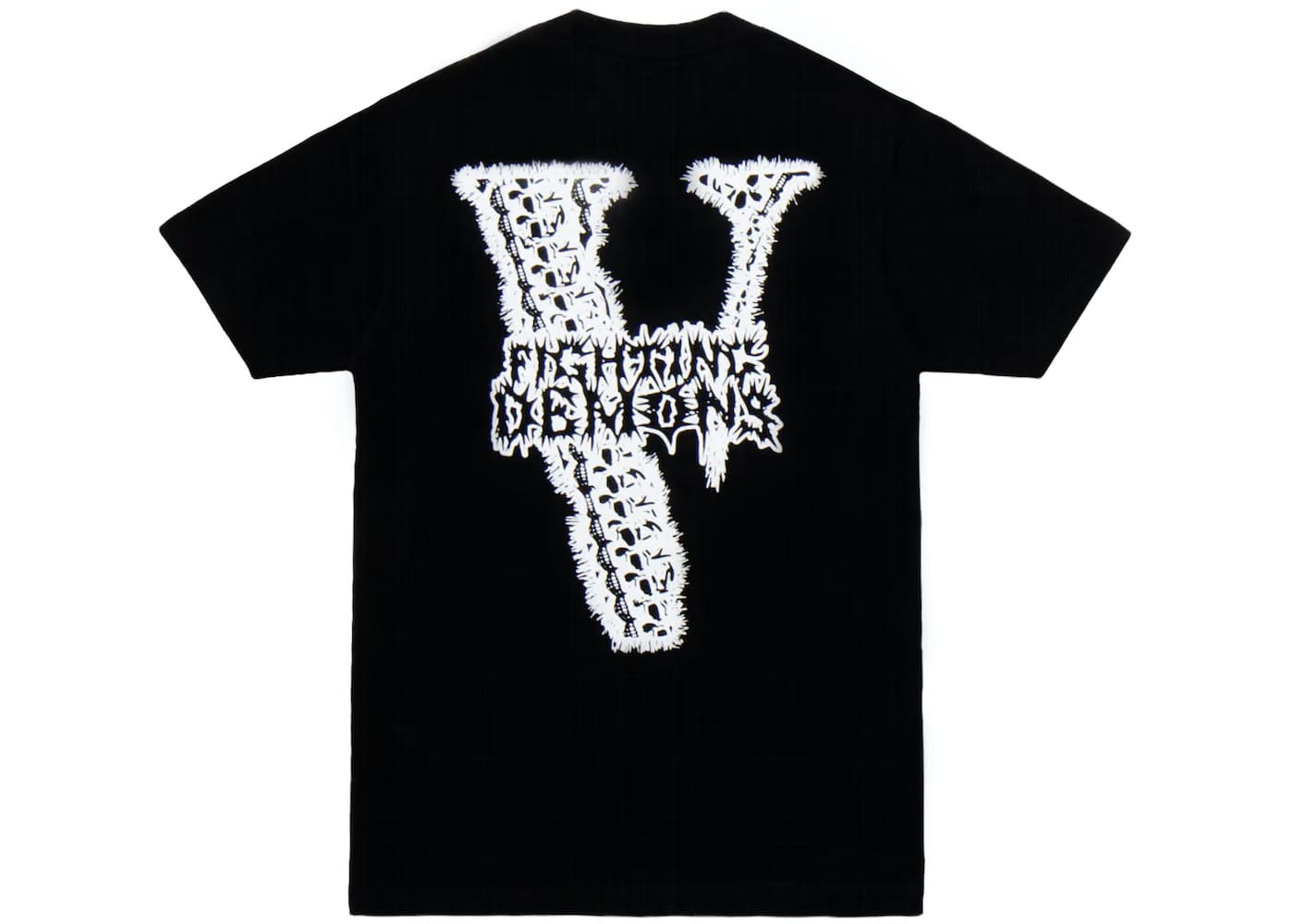Juice Wrld x Vlone Bones T-Shirt Black