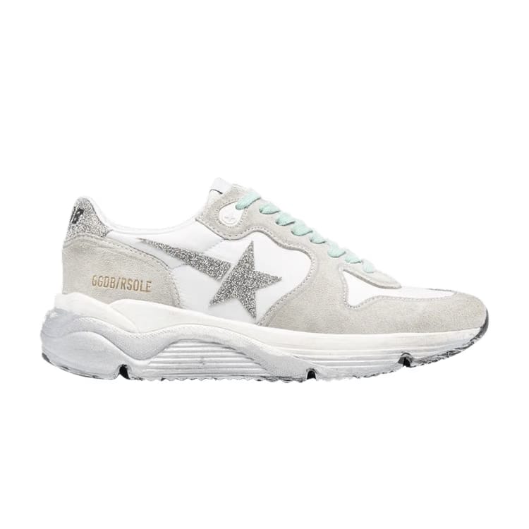 Golden Goose Wmns Running Sole 'White Grey Glitter'