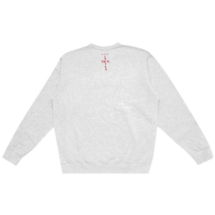 Cactus Jack by Travis Scott x McDonald's Spelling Crewneck II Ash Heather