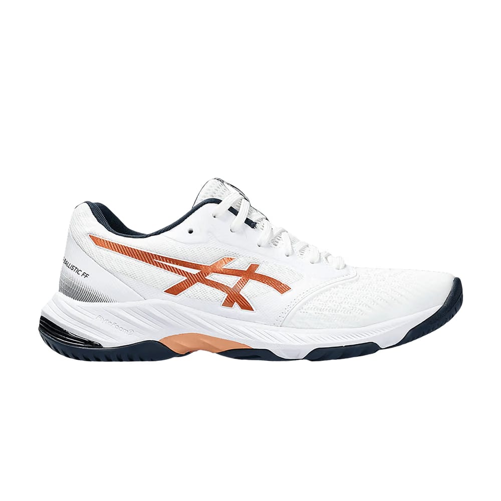 Asics Netburner Ballistic FF 3 White Pure Bronze