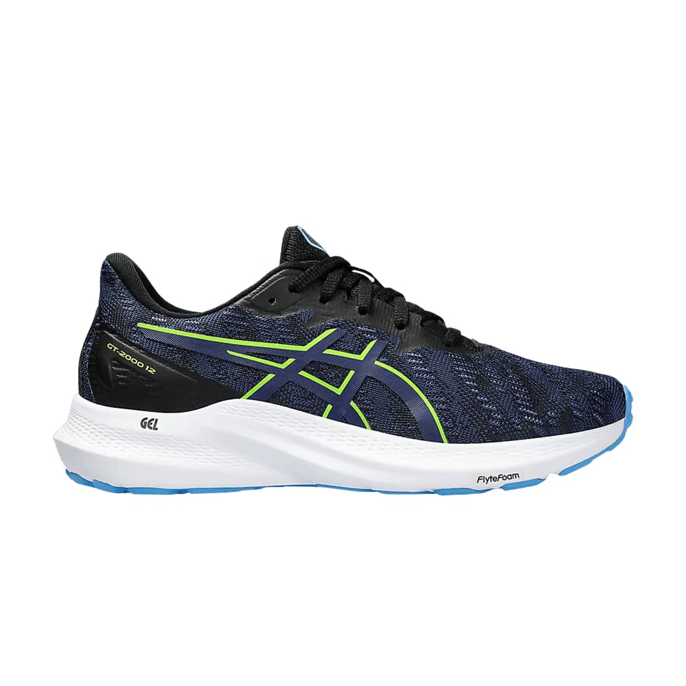 Asics GT 2000 12 GS Blue Expanse Neon Green