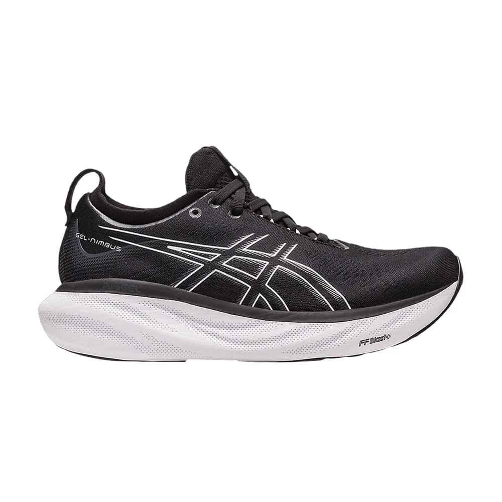 Asics Wmns Gel Nimbus 25 Wide 'Black Pure Silver'