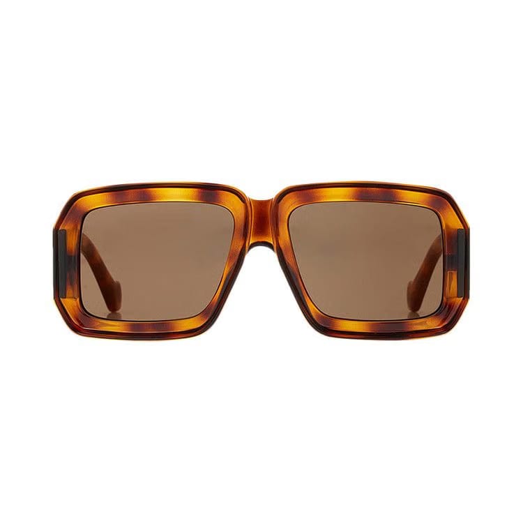 Loewe x Paula's Ibiza Mask Sunglasses Dark Havana/Brown