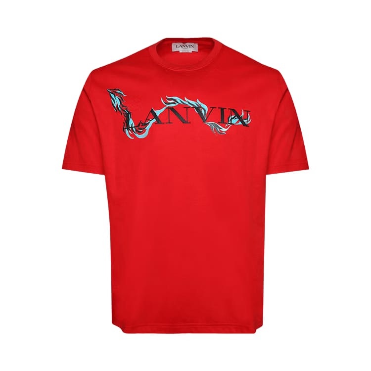 Lanvin CNY Oversized T-Shirt Flame