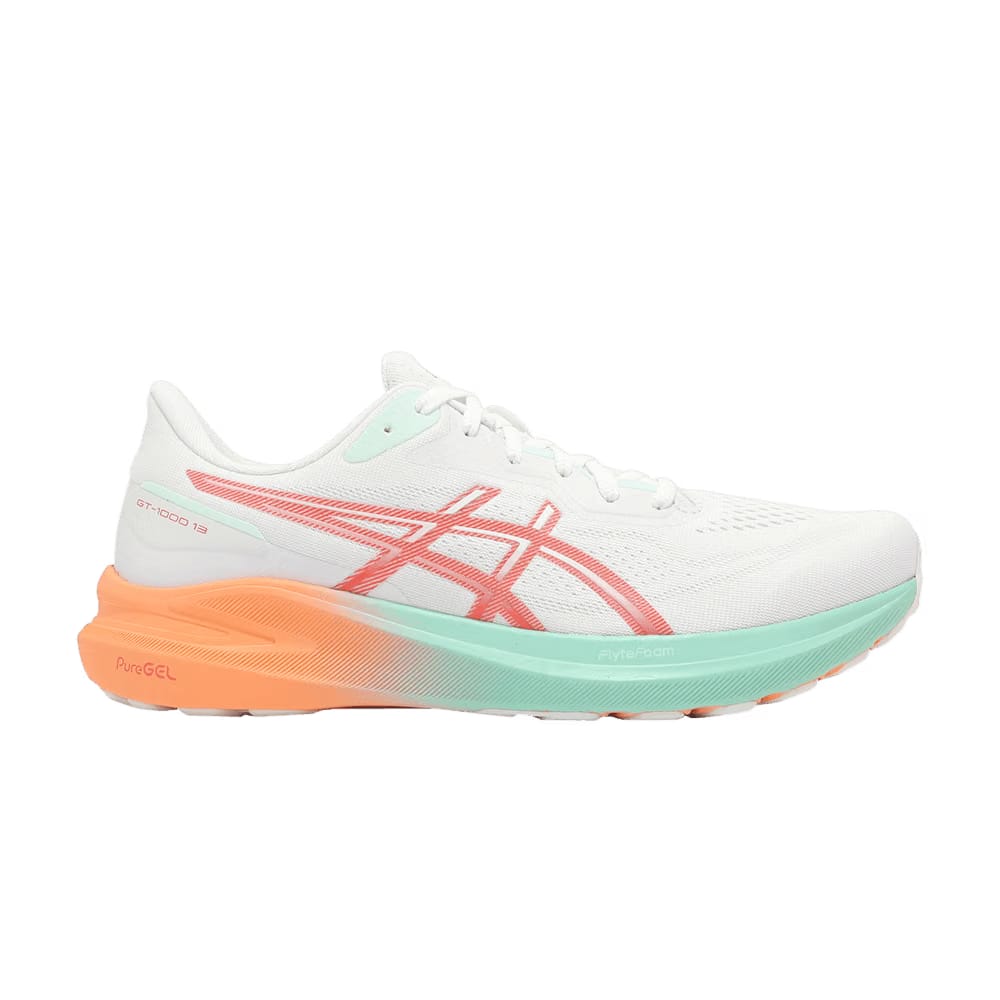 Asics GT 1000 13 White Coral Reef
