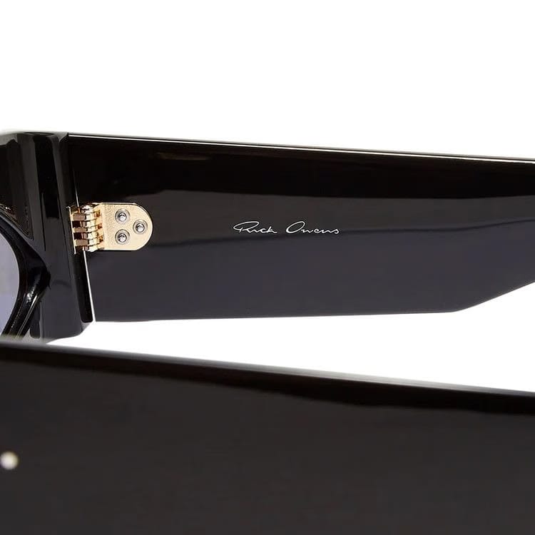 Rick Owens Shield Sunglasses Black
