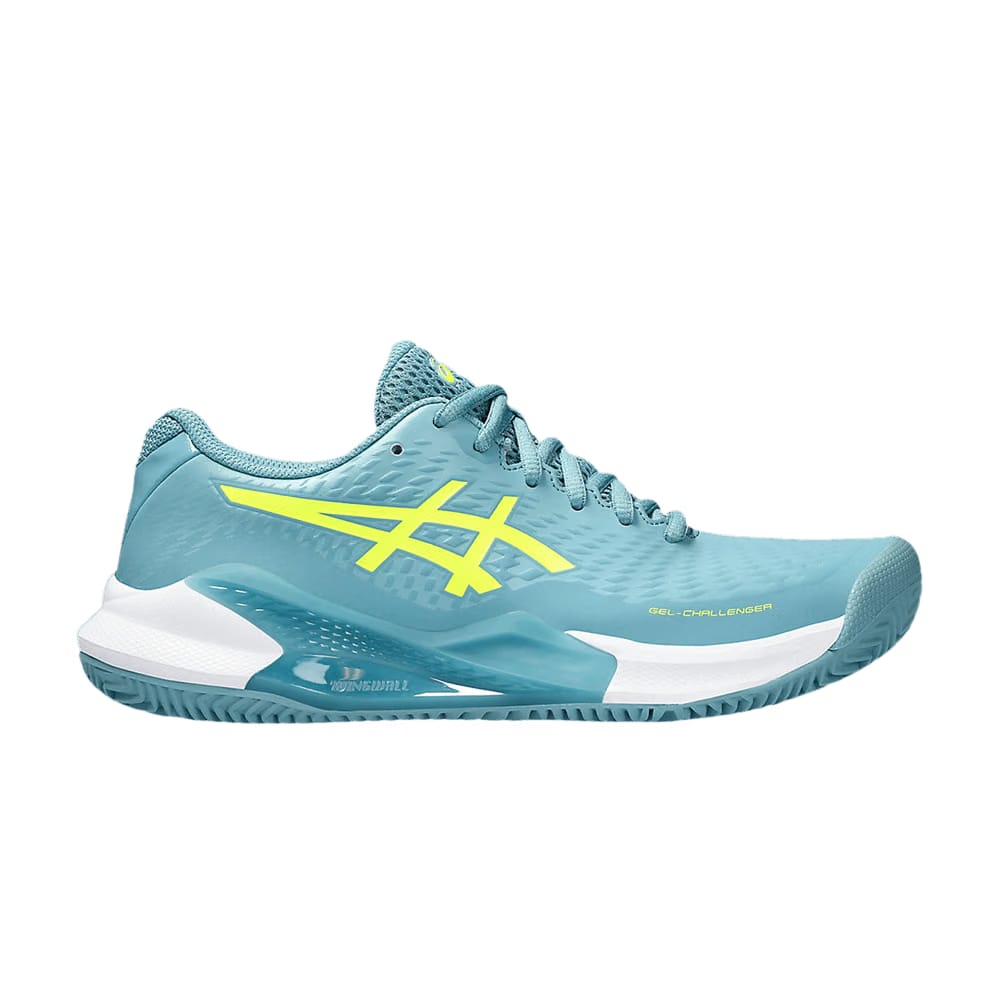Asics Wmns Gel Challenger 14 Clay 'Gris Blue Safety Yellow'