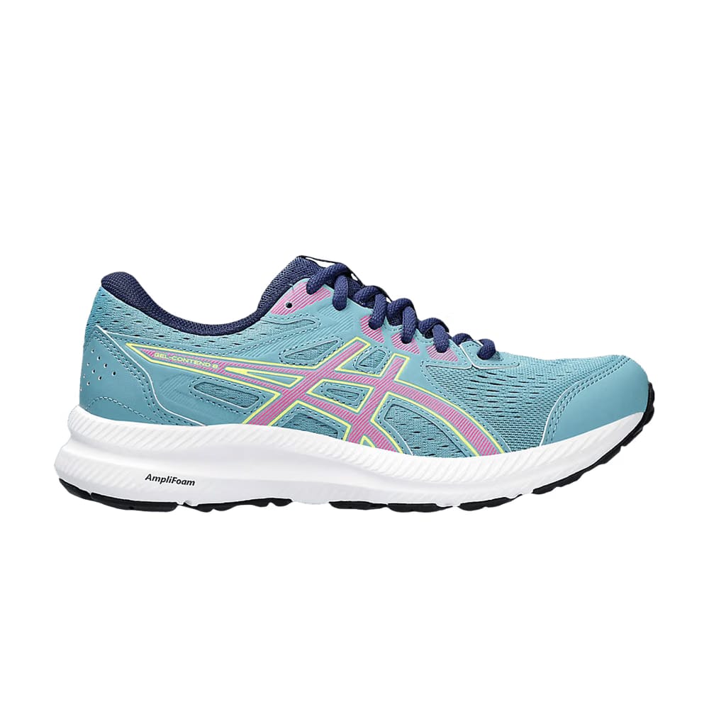 Asics Wmns Gel Contend 8 'Gris Blue Hot Pink'