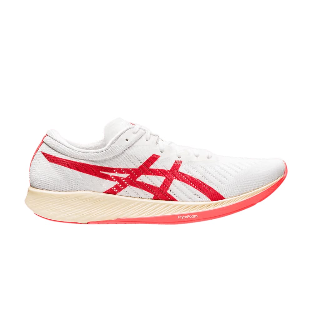 Asics Metaracer White Sunrise Red