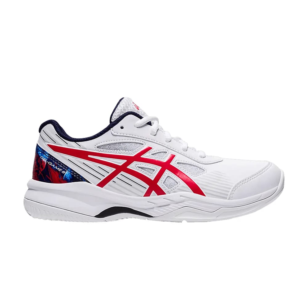 Asics Gel Game 8 LE GS White Classic Red