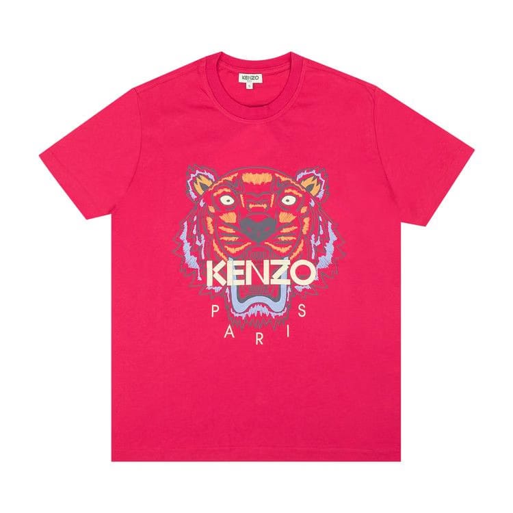 Kenzo Classic Tiger Shorts-Sleeve T-Shirt Pink