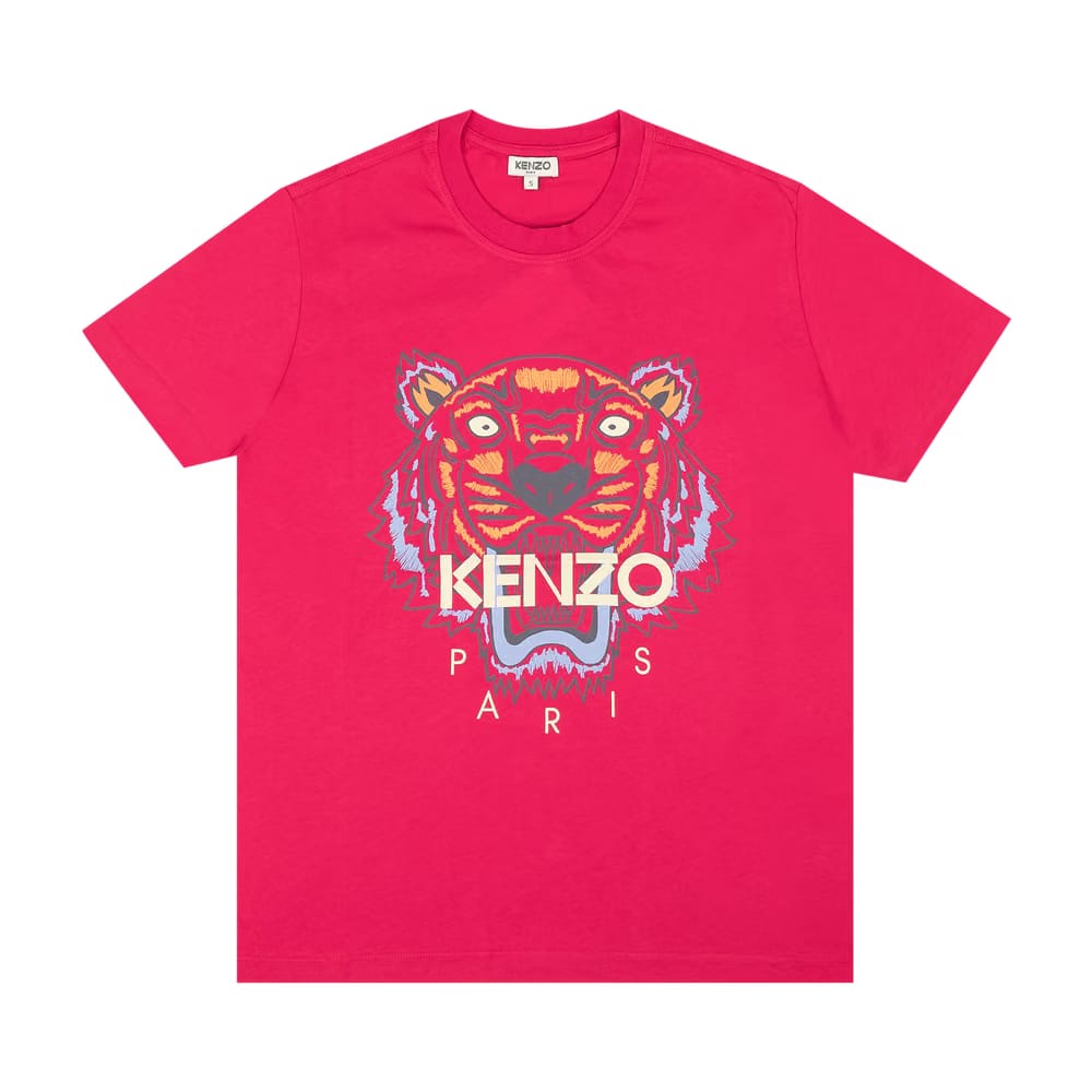 Kenzo Classic Tiger Shorts-Sleeve T-Shirt Pink