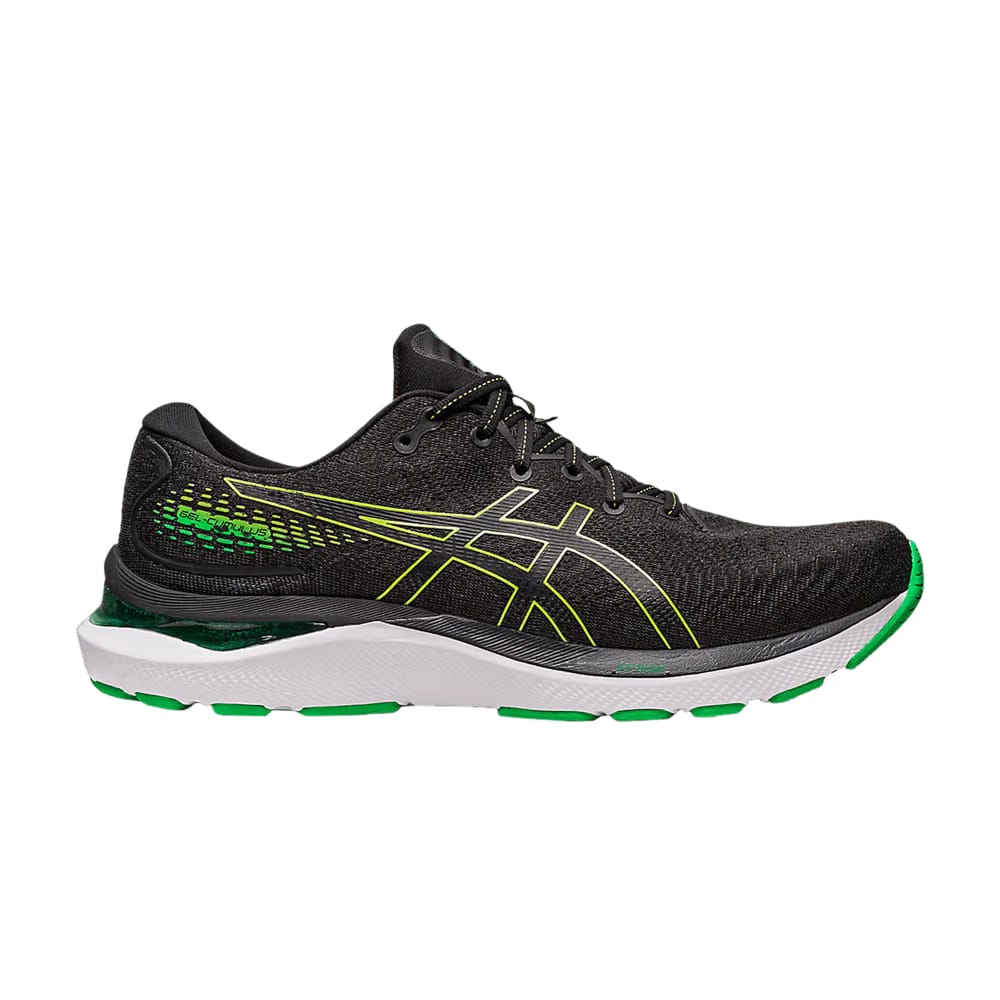 Asics Gel Cumulus 24 Black Lime Zest