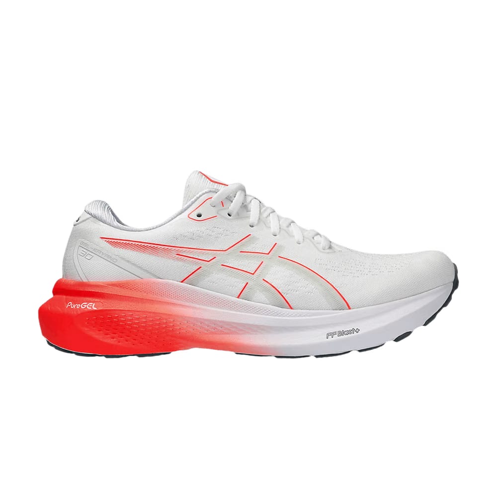 Asics Gel Kayano 30 White Sunrise Red