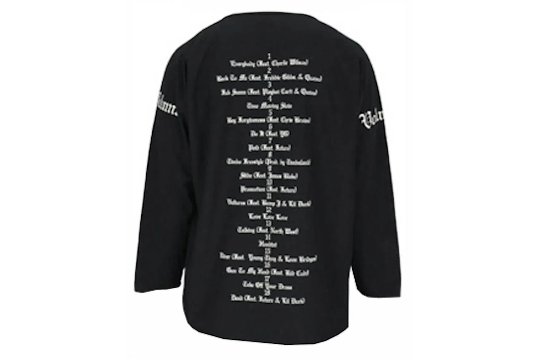 Yeezy Vultures Long T Black