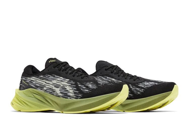 Asics Novablast 3 Black Dried Leaf Green