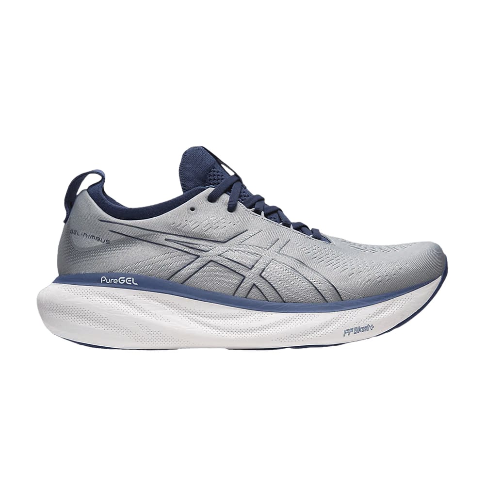 Asics Gel Nimbus 25 Extra Wide Sheet Rock Indigo Blue
