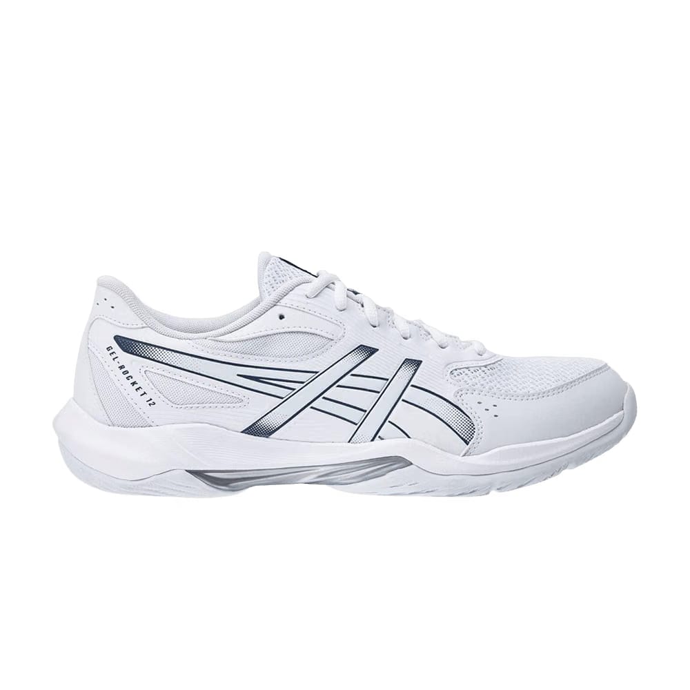 Asics Gel Rocket 12 Wide White Mako Blue
