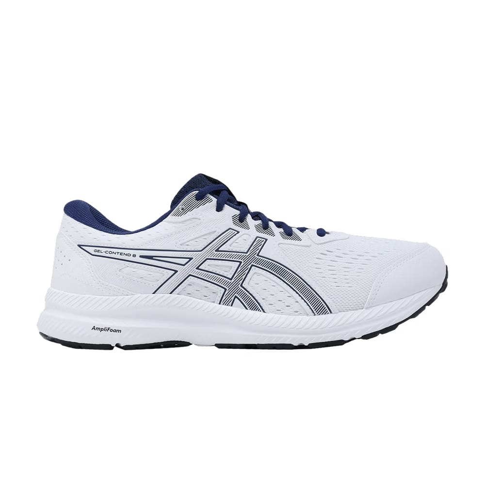 Asics Gel Contend 8 White Blue Expanse