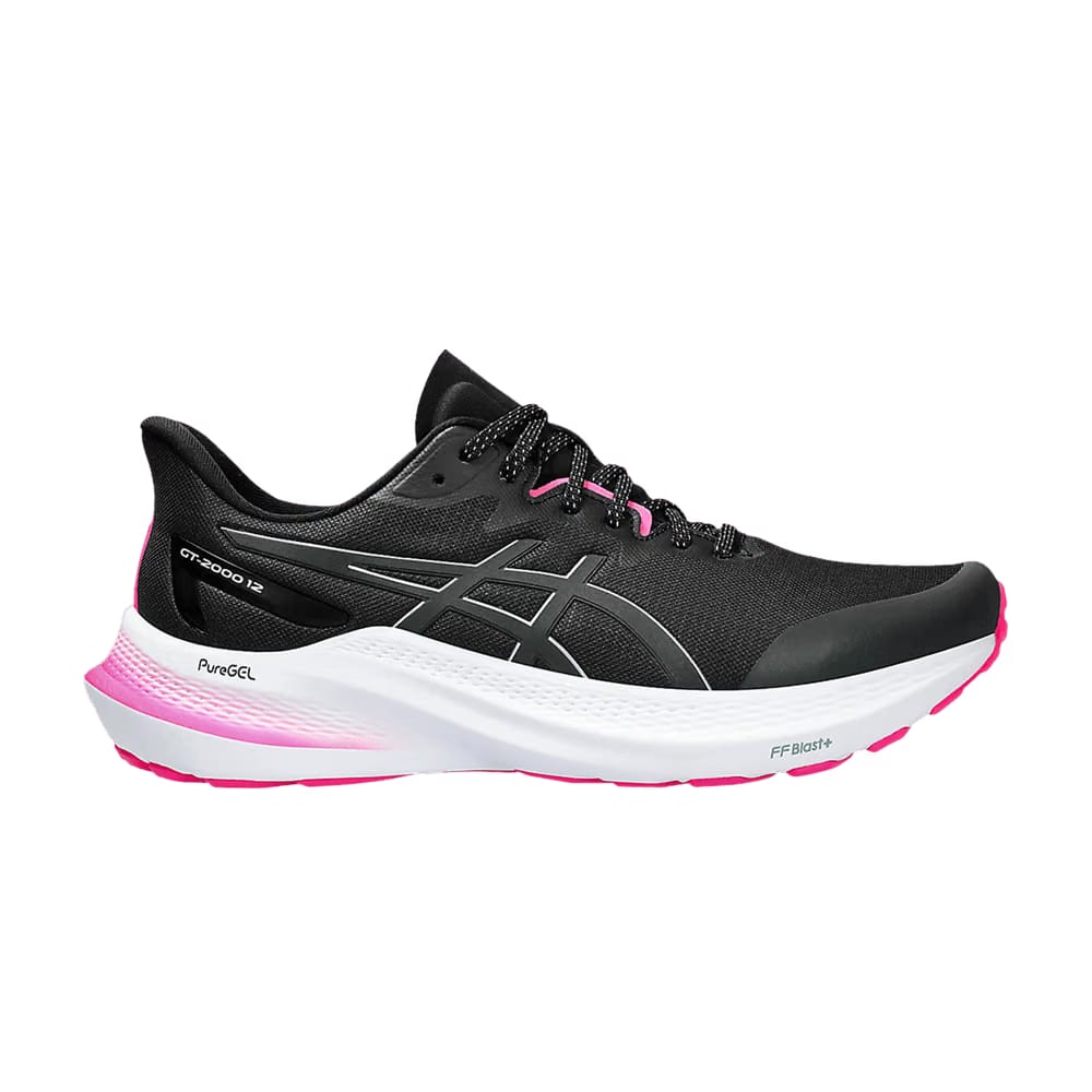 Asics Wmns GT 2000 12 Lite-Show 'Black Pure Silver'