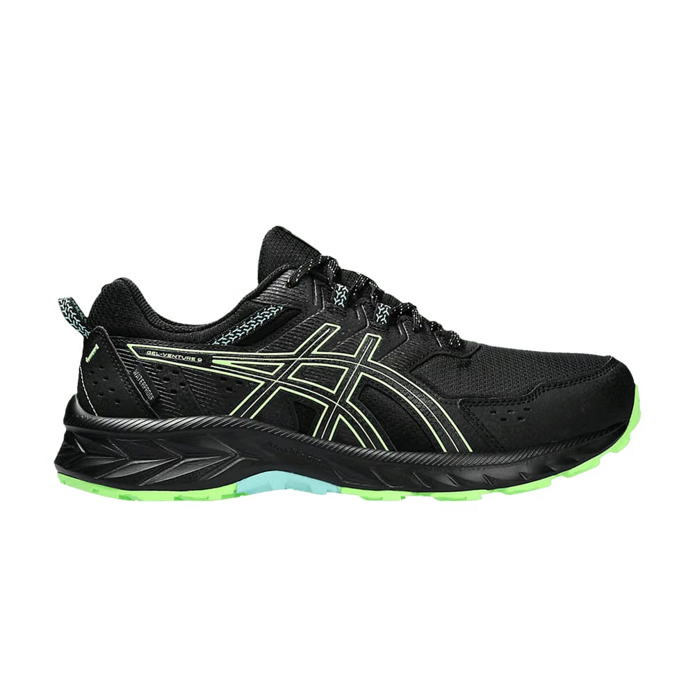 Asics Gel Venture 9 Waterproof Black Illuminate Green