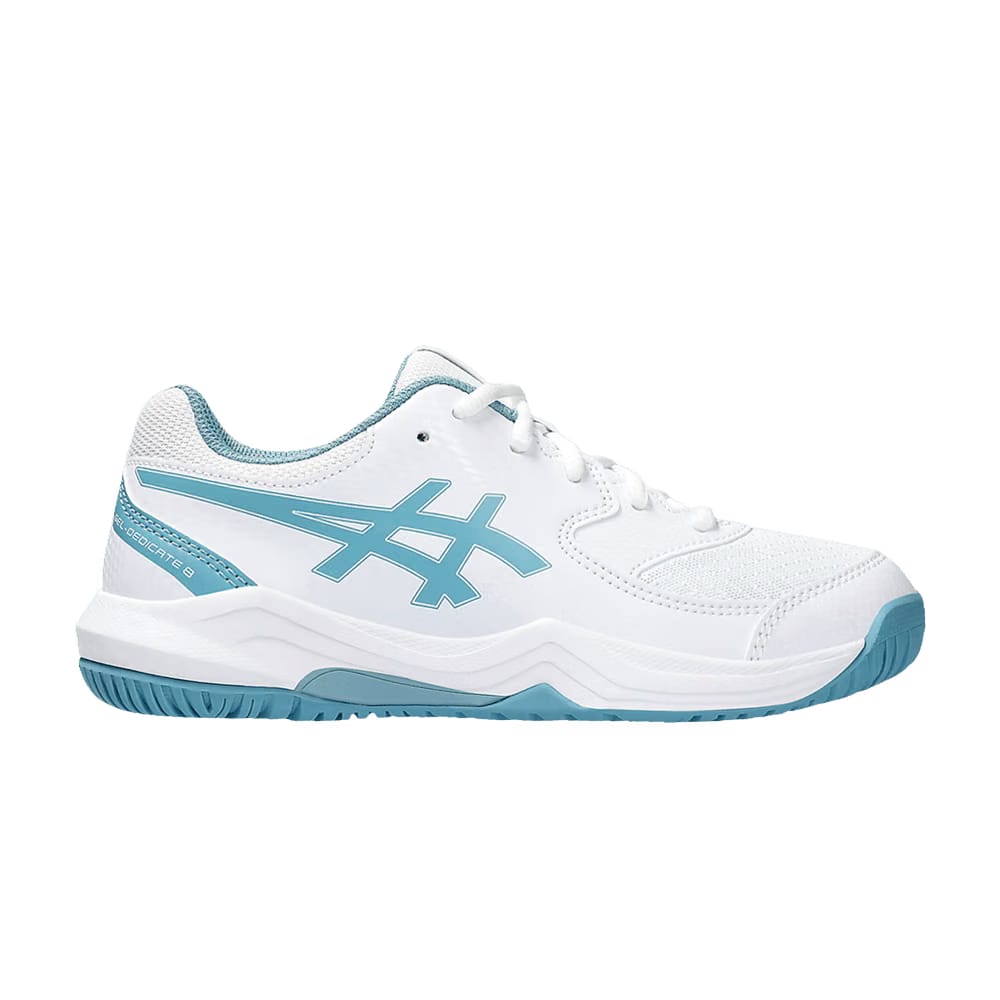 Asics Gel Dedicate 8 GS White Gris Blue
