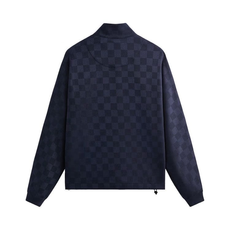 Kith Double Knit Davis Quarter Zip Pullover Nocturnal