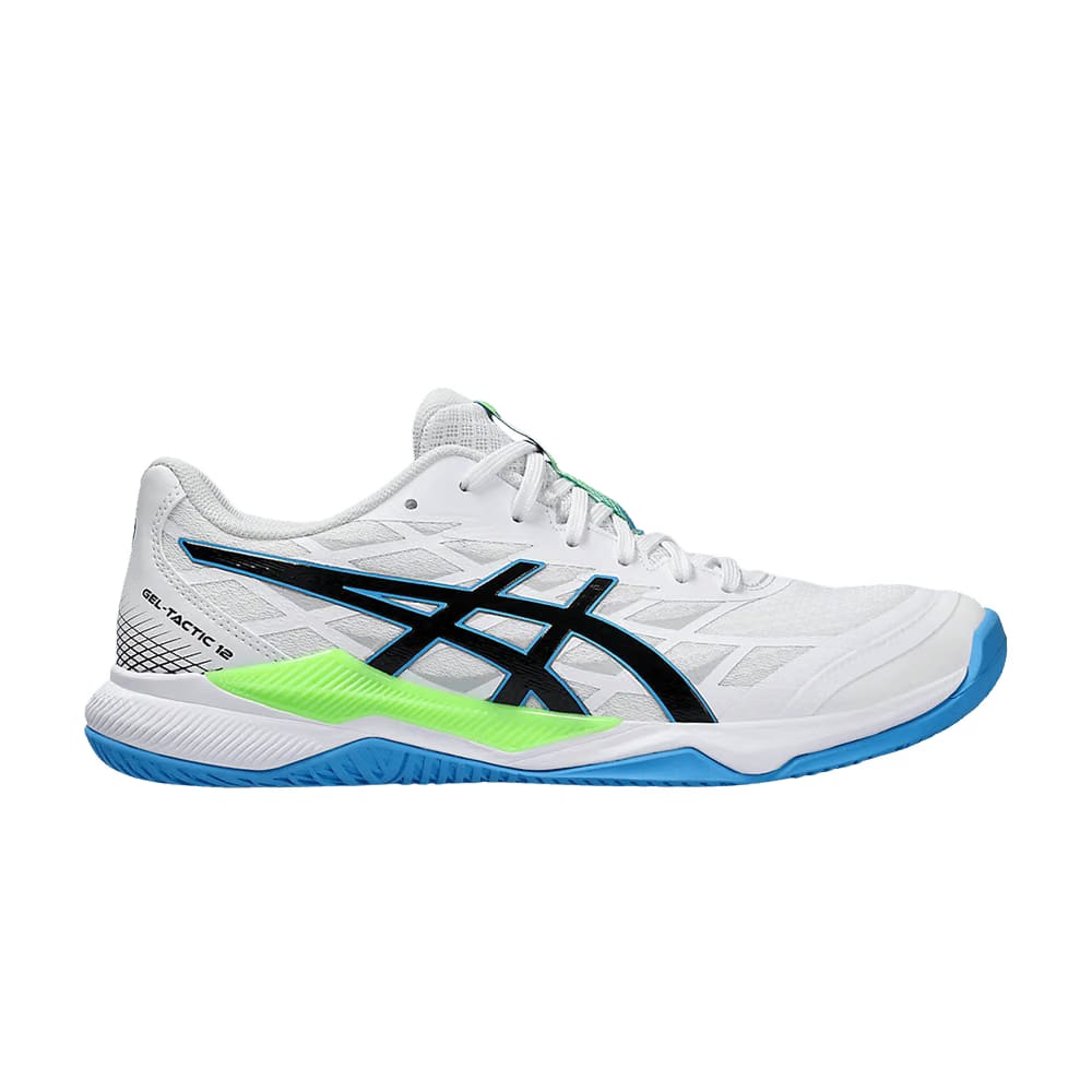 Asics Gel Tactic 12 White Blue Lime