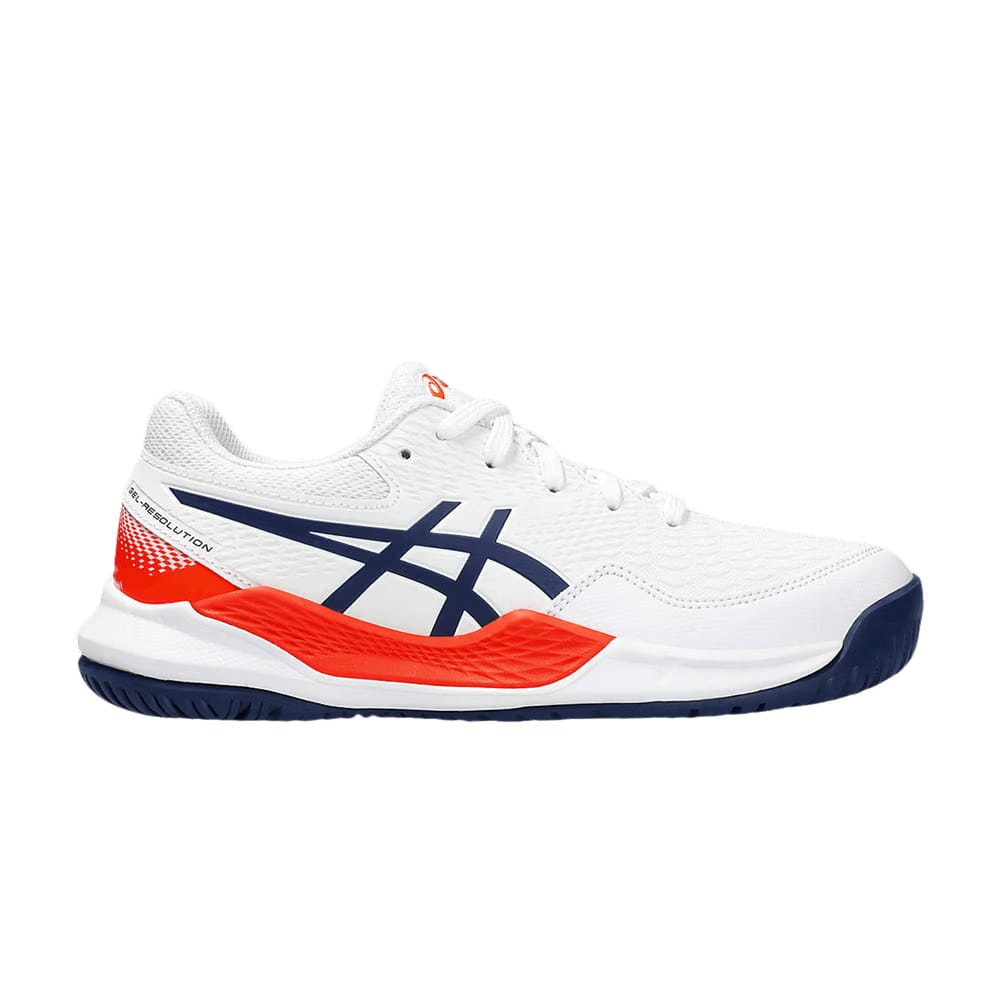 Asics Gel Resolution 9 GS White Blue Expanse