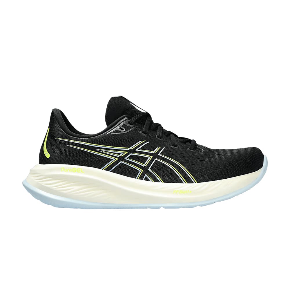 Asics Gel Cumulus 26 2E Wide Black Safety Yellow