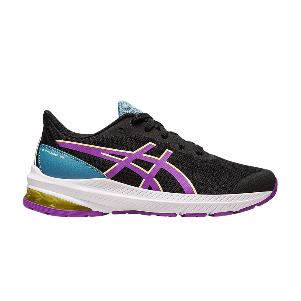 Asics GT 1000 12 GS Black Cyber Grape