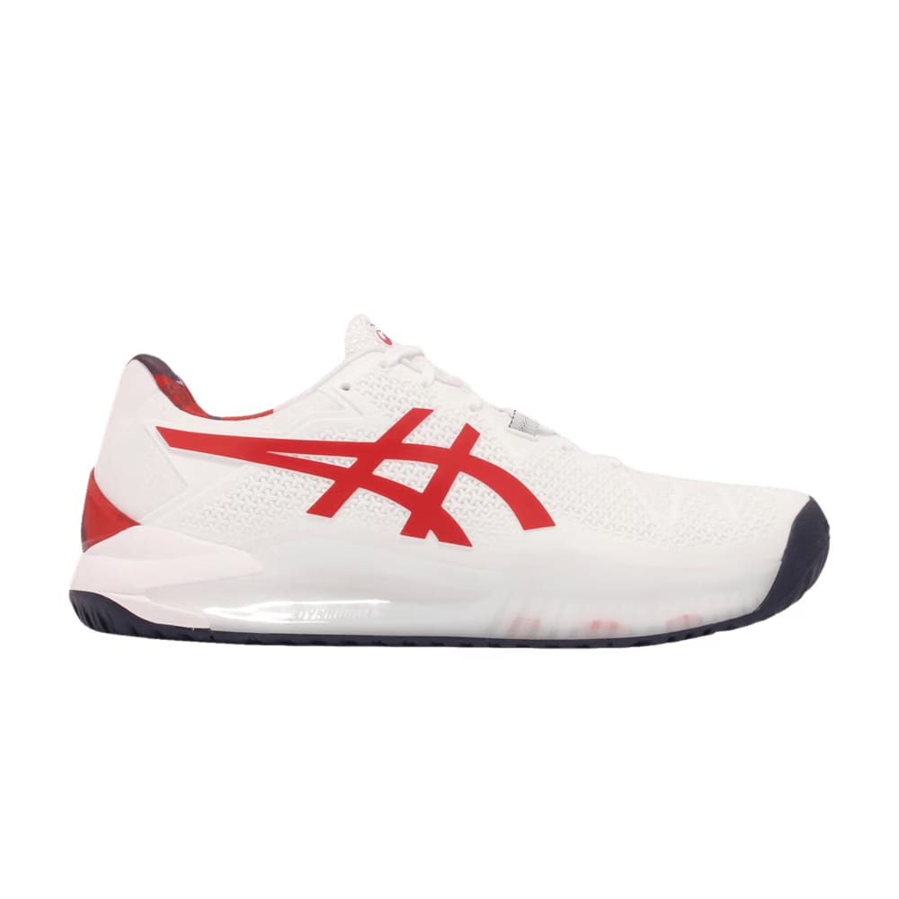 Asics Gel Resolution 8 LE White Classic Red