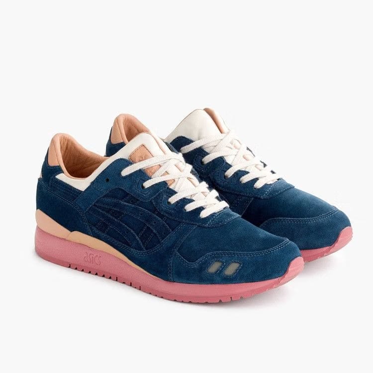Packer Shoes x J.Crew x ASICS Gel Lyte 3 1907 Collection Navy