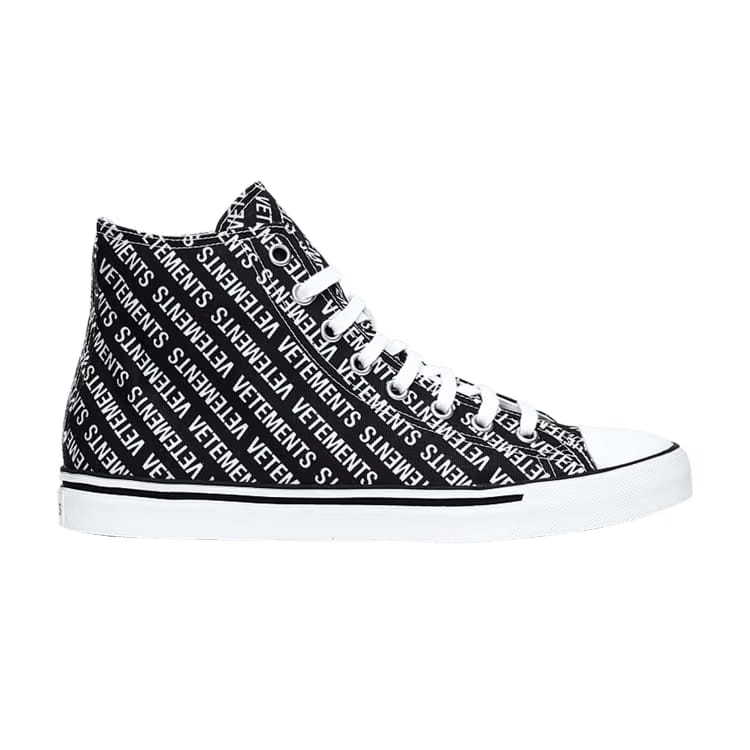 Vetements Printed Canvas Black