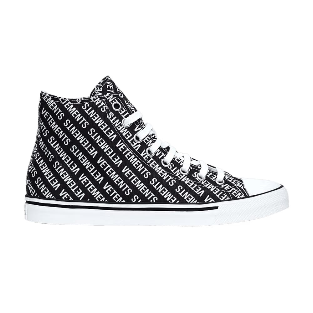 Vetements Printed Canvas Black