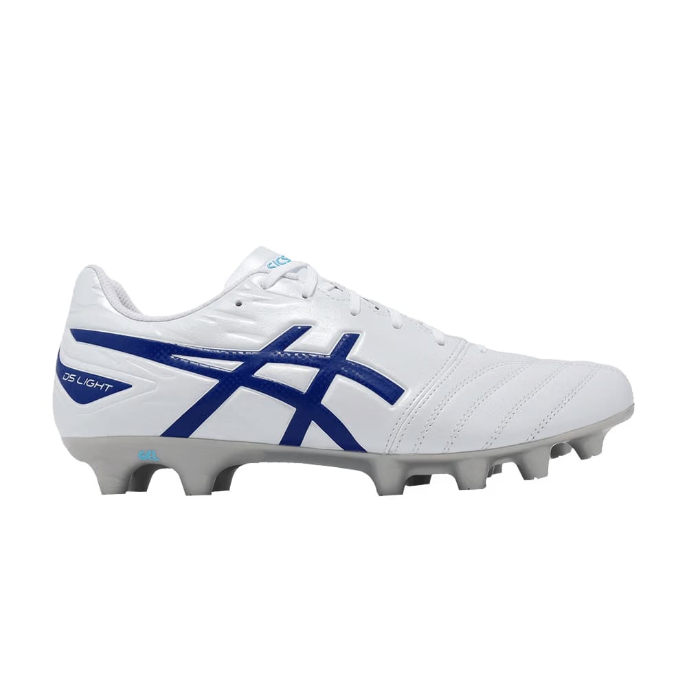 Asics DS Light Club 2E Wide White Tuna Blue