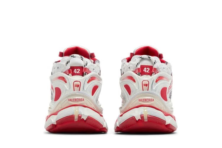 Balenciaga Runner Sneaker White Red