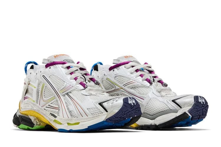Balenciaga Runner Sneaker Gradient - White Multi-Color