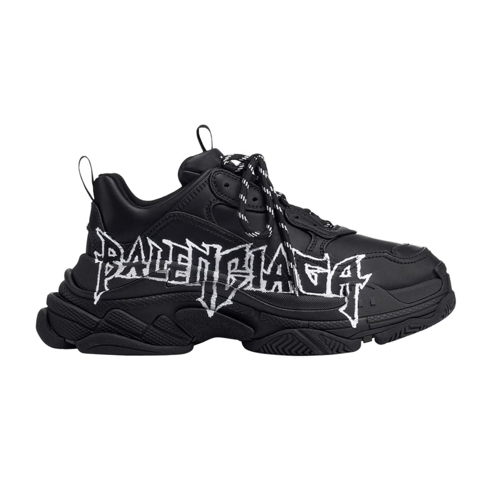 Balenciaga Triple S DIY Metal Artwork Black