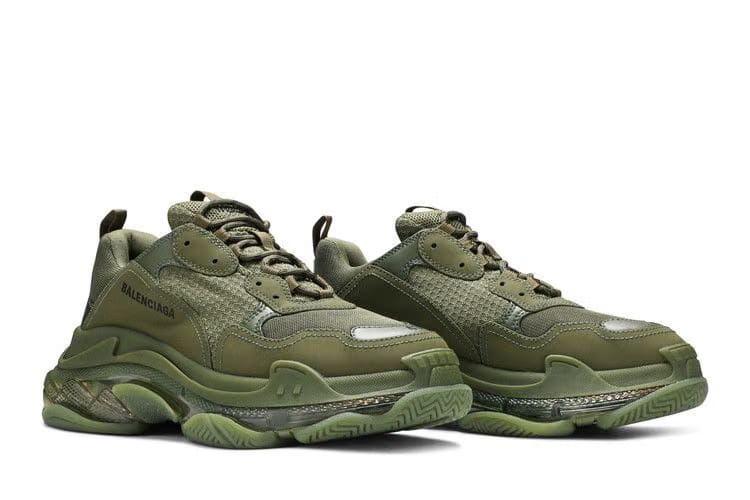 Balenciaga Triple S Sneaker Clear Sole - Green